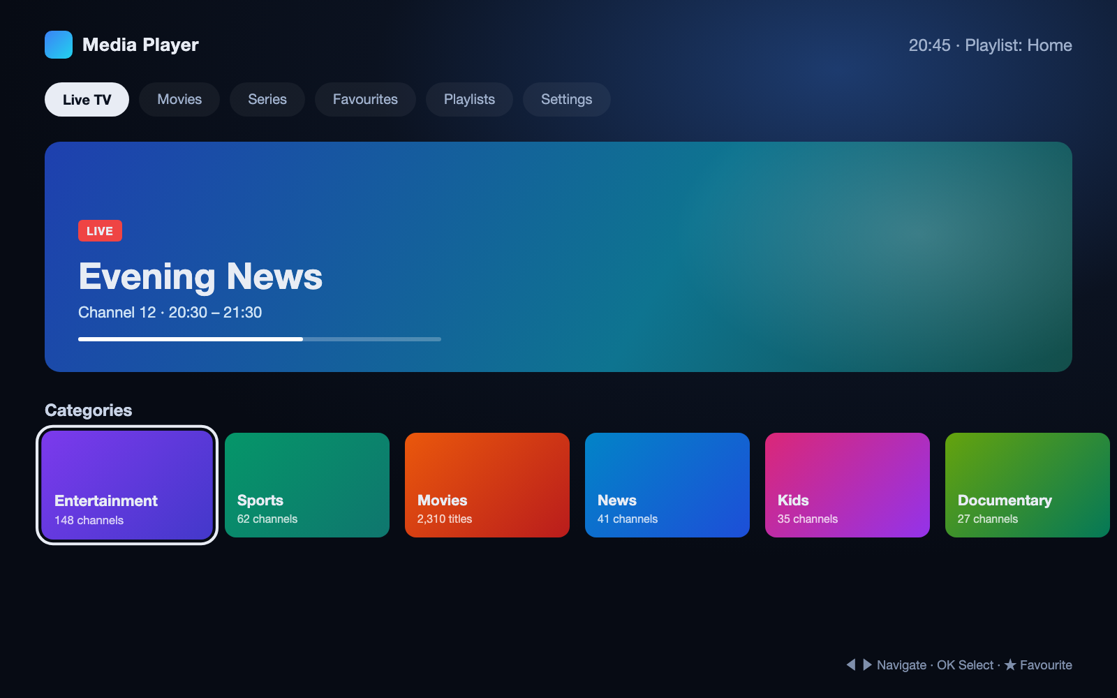 Media Player App for Android TV & Fire TV